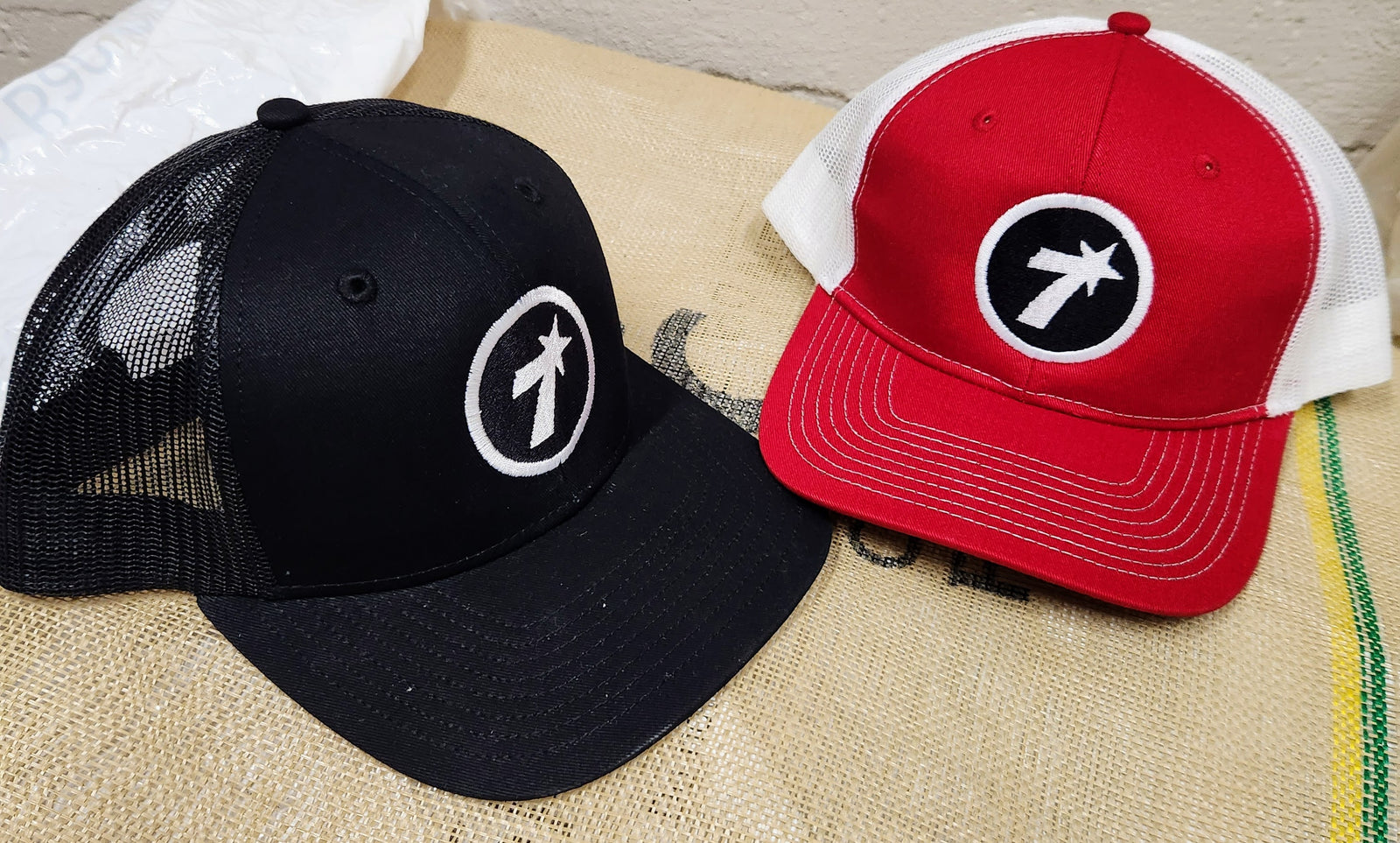 Seven Coffee Roasters Embroidered Logo Trucker Hat