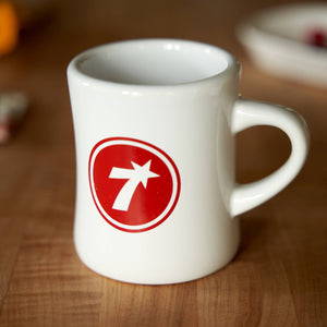 Ceramic 12 oz Diner Mug with Logo
