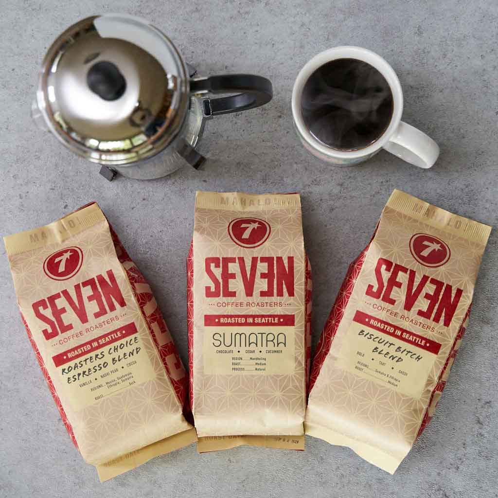 Best Coffees for French Press  Coffee Sample Pack - Seven Coffee Roasters